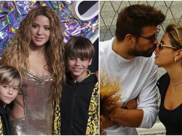 Shakira se luce con sus hijos y Piqué con Clara Chía en Croacia