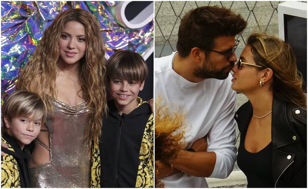 Shakira y Piqué a más de un año de su separación. La cantante apareció con sus hijos en los MTV Video Music Awards. Piqué y su novia Clara Chía cada vez aparecen más desinhibidos. Fotos: EFE. 
Foto: