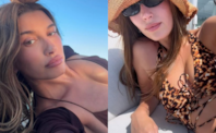 Hailey Bieber se adelanta al verano y presume impactante ‘bikini body’ desde la playa. Foto: Instagram