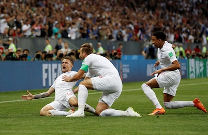 Golazo de Trippier ante Croacia