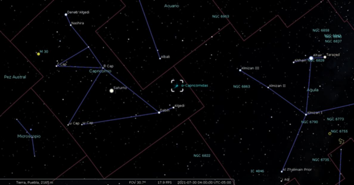 Cuándo ver la lluvia de estrellas Alfa Capricórnidas