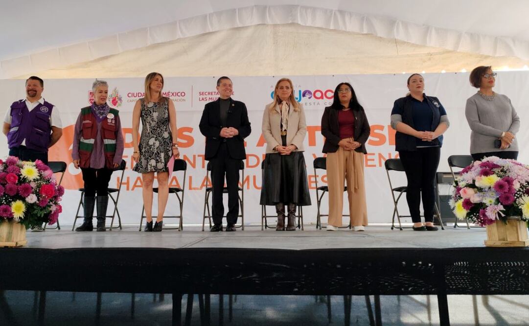 Coyoacán trabaja para que mujeres vivan libres de violencia (09/12/2024). Foto: Especial