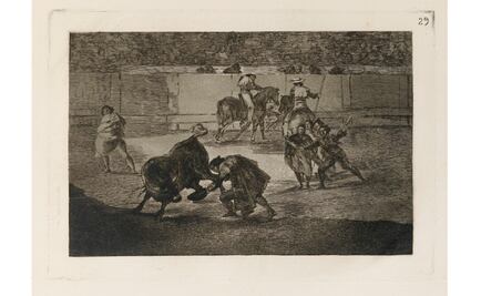 Hallan grabados de Goya en un castillo en Francia