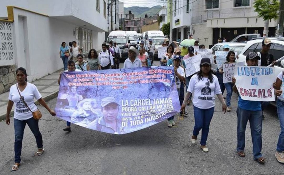 Familiares y amigos exigieron con una marcha su liberación inmediata: (Foto: Dassaev Téllez / EL UNIVERSAL)