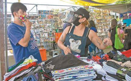 Tianguistas de Ecatepec ofrecerán cubrebocas y antibacterial a clientes 