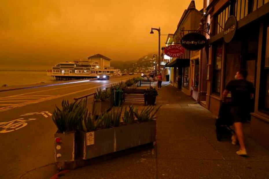 “Parece una escena de Marte”: California amanece con cielo anaranjado por incendios