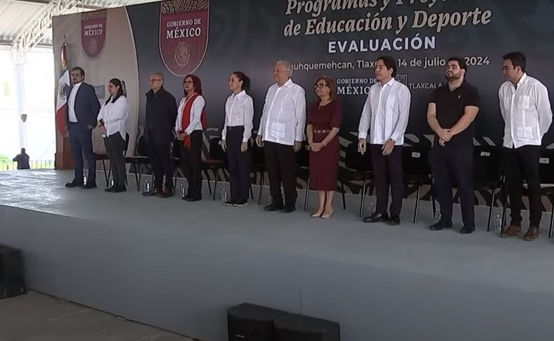 Mario Delgado, Andrés Manuel López Obrador y Claudia Sheinbaum. Foto: Redes sociales