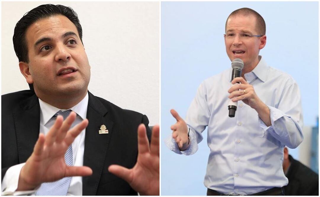 Damián Zepeda y Ricardo Anaya, respectivamente. Foto: Archivo EL UNIVERSAL