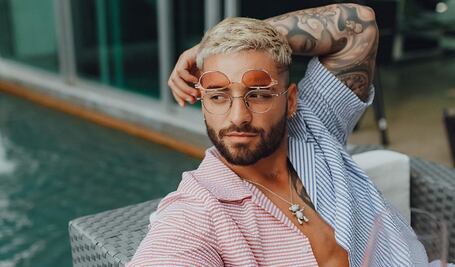 La foto en traje de baño con la que Maluma te alegrará el día