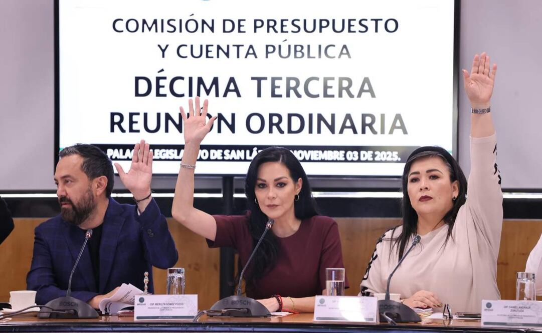 Comisión de Presupuesto y Cuenta Pública en su Décima tercera reunión ordinaria en San Lázaro este lunes 3 de noviembre de 2025. Foto: Especial