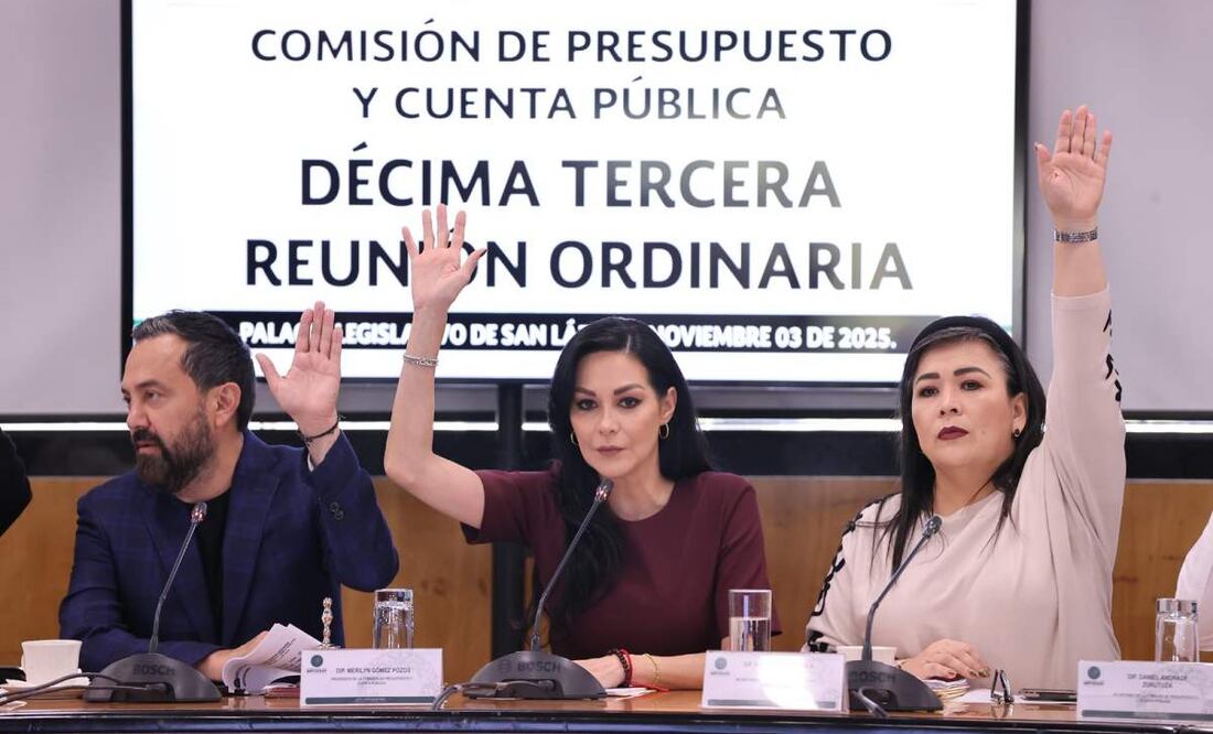 Comisión de Presupuesto y Cuenta Pública en su Décima tercera reunión ordinaria en San Lázaro este lunes 3 de noviembre de 2025. Foto: Especial