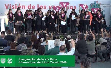 Exigen "perspectiva de género"  en inauguración de FIL Zócalo