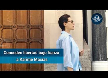 Karime Macías queda en libertad bajo fianza en Londres