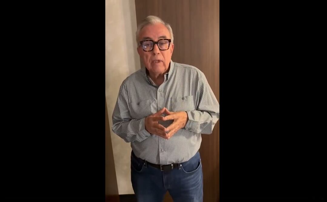 En un video difundido en redes sociales, el ejecutivo estatal envió sus condolencias a la familia del político. Foto: Captura de pantalla