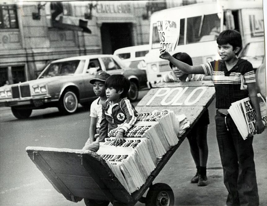 Así era el trabajo de los niños en el Centro 