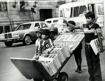 Así era el trabajo de los niños en el Centro