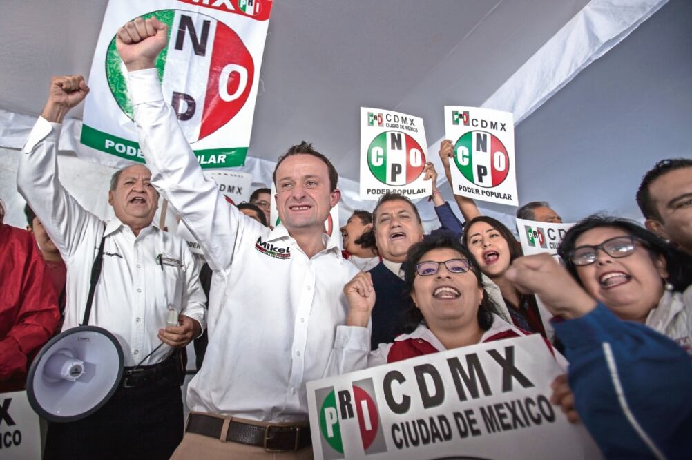 Mikel Arriola acudió a Mérida, Yucatán, donde José Antonio Meade, aspirante del PRI a la Presidencia, inició su campaña rumbo a Los Pinos (CAMILA MATA. EL UNIVERSAL)