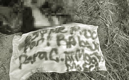 Abandonan cuerpos desmembrados en ranchería Río Tinto de Centro, Tabasco; localizan lona con mensaje de amenaza