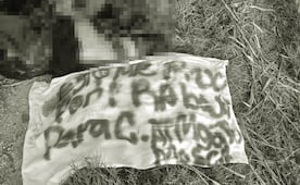 Abandonan cuerpos desmembrados en ranchería Río Tinto de Centro, Tabasco; localizan lona con mensaje de amenaza