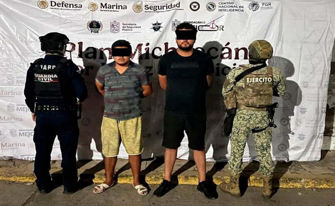 Autoridades federales detuvieron en Michoacán a 28 personas derivado del “Plan Michoacán por la Paz y la Justicia”. Foto: Especial