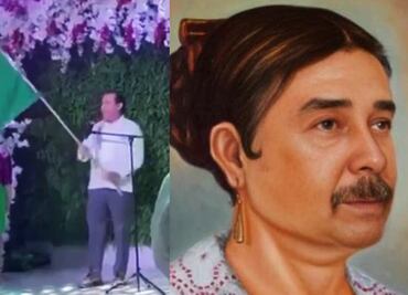 En el grito, diputado de Morena dice "viva Josefa Ortíz de Pinedo" y el comediante reacciona