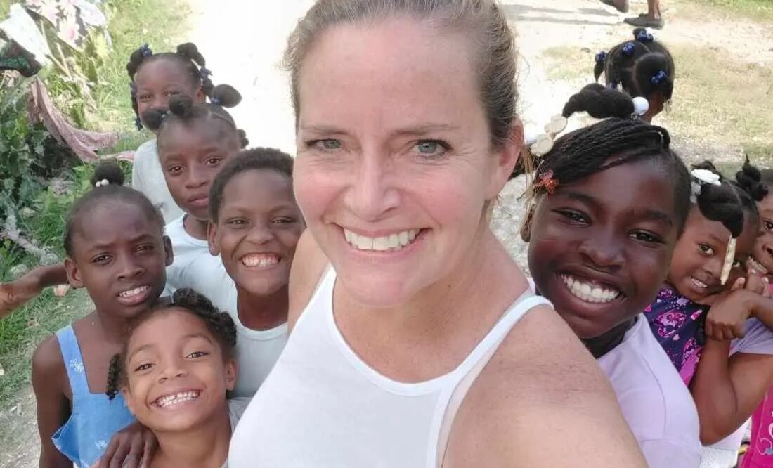La misionera estadounidense Jill Dolan dirige un orfanato en Haití. FOTO: ESPECIAL
