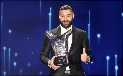 Karim Benzema fue nombrado jugador UEFA del año