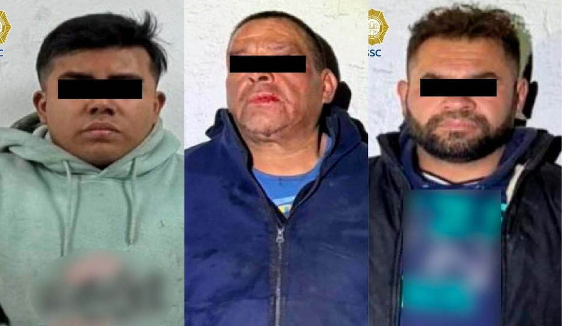 Detienen a tres por caso de cuerpos hallados en cueva de Tlalpan; aseguran droga y vehículos. Foto: Especial