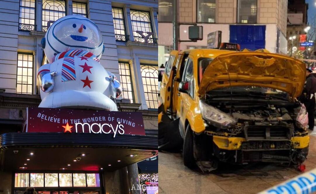 Conductor de taxi que atropelló a personas en NY había sufrido episodio médico. Foto: Especial
