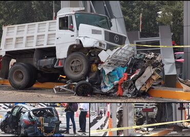 Choque en la México-Toluca deja cuatro muertos