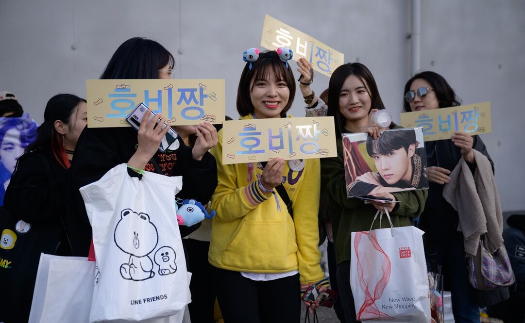 Fans de BTS. Foto: AFP