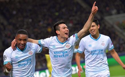 Hirving Lozano encabeza el equipo revelación de Champions