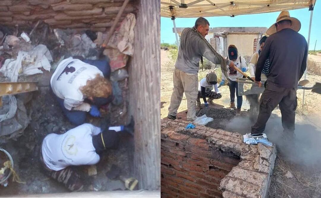 Localizan restos humanos calcinados. Fotos: Guerreras Buscadoras