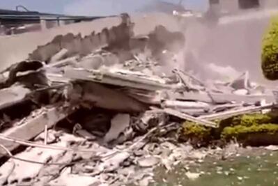 Narra cómo grabó sismo al interior del Rébsamen