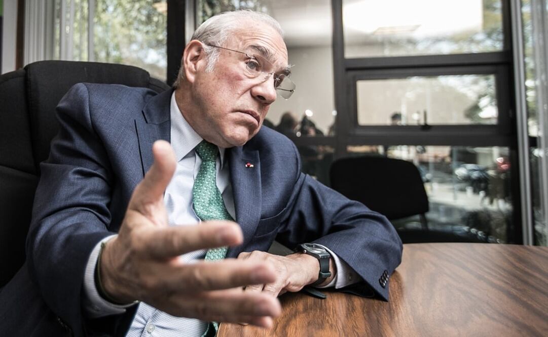 José Ángel Gurría, secretario general de la OCDE en entrevista para EL UNIVERSAL / Germán Espinosa. EL UNIVERSAL