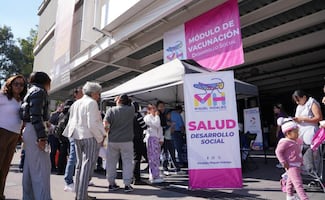 Alcaldía Miguel Hidalgo inicia jornada de vacunación contra el sarampión; aplican 300 dosis en un solo día