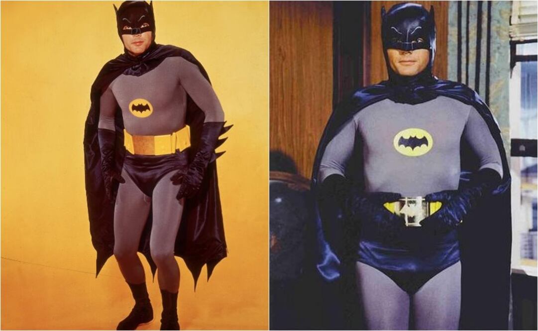 Adam West (1966-1968) usó el traje más austero en la serie de tv y en la primera película. Lycra, cinturón amarillo, botas y una pequeña capa. Su arma era una especie de boomerang en forma de murciélago.  FOTO: ESPECIAL