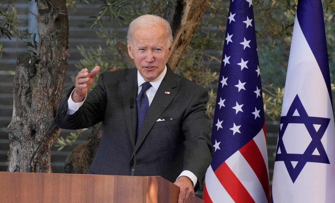 Antes de dar su discurso de apoyo a Israel tras los ataques de Hamas, el presidente Joe Biden tiene previsto hablar este martes con el primer ministro de israelí, Benjamín Netanyahu. Foto: AFP