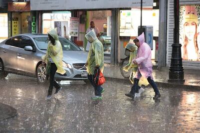 Llueve en la zona centro y norte de la CDMX