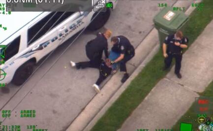 Captan en Florida arresto a afroamericano similar al de George Floyd