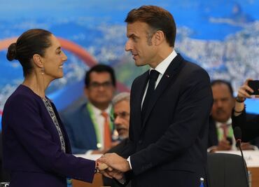 “Qué elegancia la de Francia”: el gesto de Emmanuel Macron con Claudia Sheinbaum que se volvió viral en el G-20