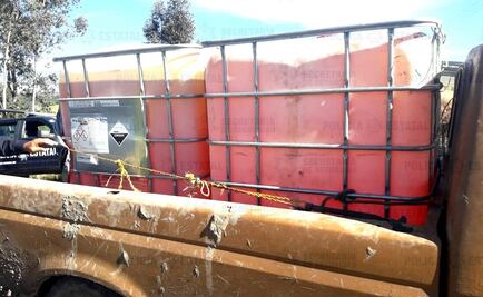 Recuperan más de 1 millón de litros de combustible en Edomex en 15 meses