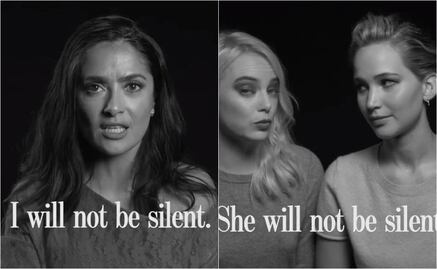 Salma Hayek y Jennifer Lawrence, en campaña contra acoso