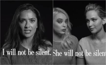 Salma Hayek y Jennifer Lawrence, en campaña contra acoso