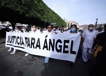 Marchan miles de estudiantes en Guanajuato por el asesinato de Ángel Yael