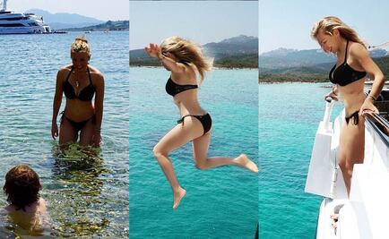 Thalía se luce en bikini