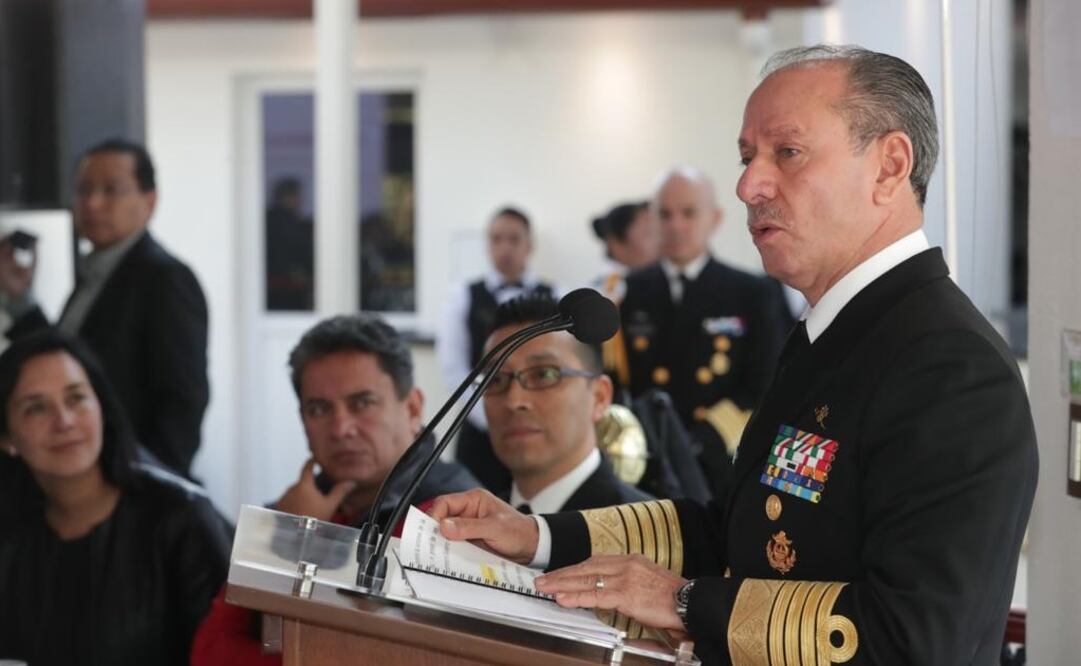 El secretario de Marina, Almirante Rafael Ojeda Durán. Foto: Luis Cortés/EL UNIVERSAL