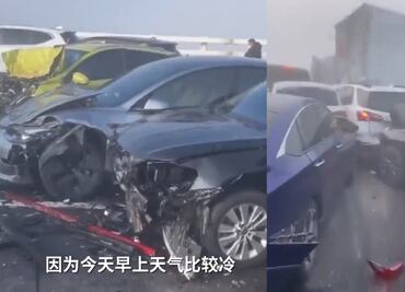 Niebla provoca carambola de más de 200 vehículos en China