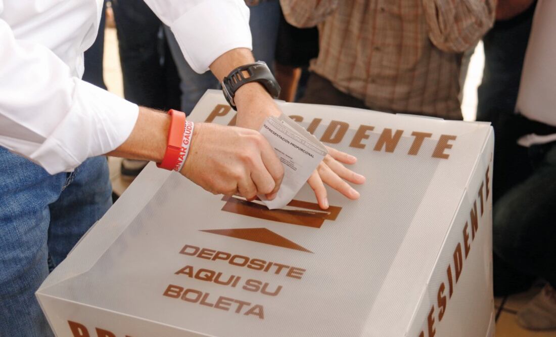 Urna de votos. LUMA LÓPEZ. EL UNIVERSAL