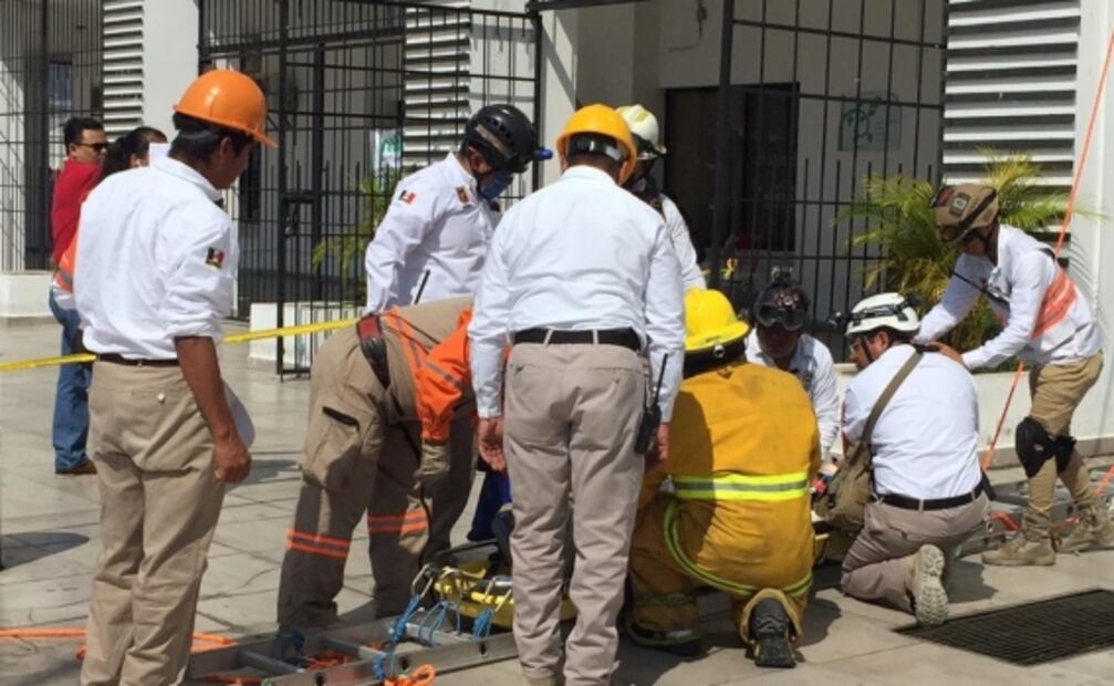 Realizan macrosimulacro también en los estados